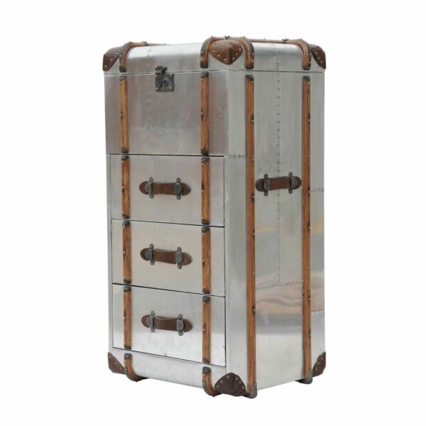 coco republic timothy oulton globetrekker tall chest aero with black lining 2
