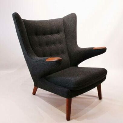model ap 19 papa bear chair by hans j wegner for a p stolen 1960s e1661439556210