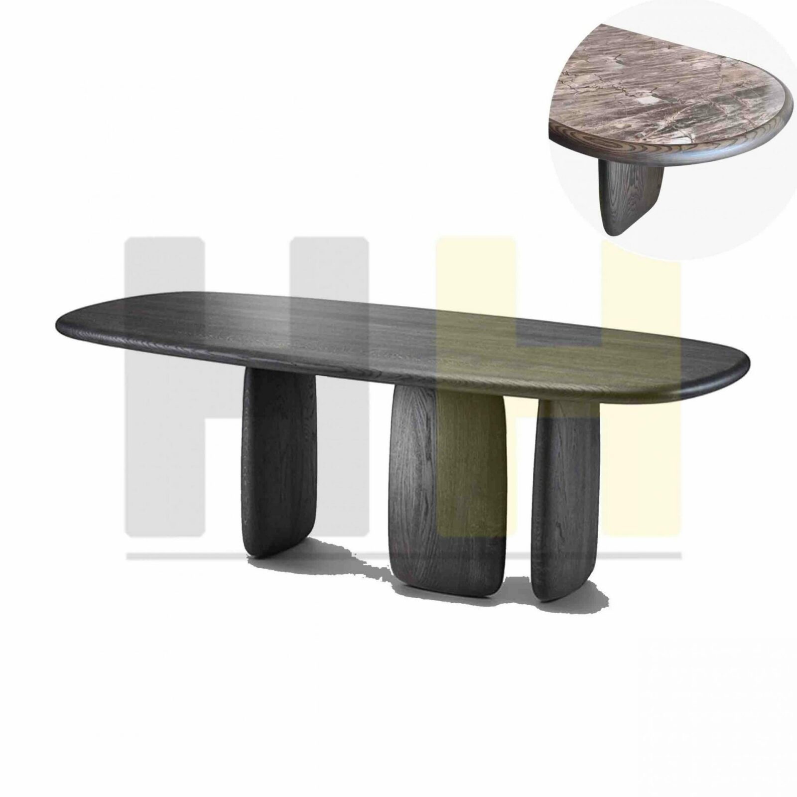 ATLAS DINING TABLE 黑 scaled <p class="p1">Minotti Morgan Marble 復刻圓桌</p>