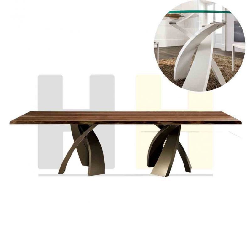 Tonin Eliseo Table <h4><strong>材質：高密度泡棉｜北美梣木｜牛皮or布面or布紋皮革or超膚感纖維皮料</strong></h4> <strong>可訂製顏色</strong>